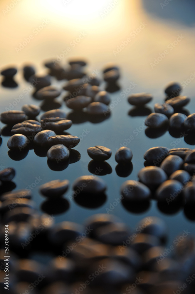 Coffee Beans in sunset Coffee Beans in sunset