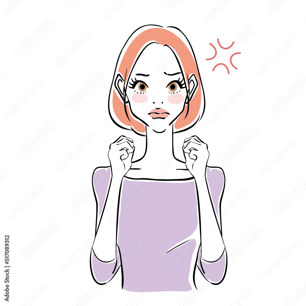 きれいな女性の表情パターン きれいな女性の表情パターン