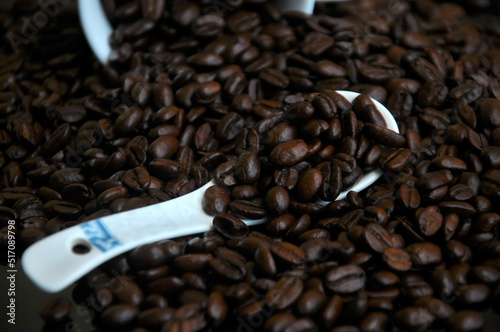 Coffee Beans and cup