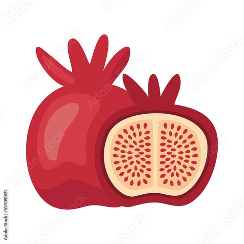 fresh pomegranate fruit