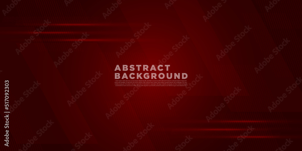 Obraz premium Modern Vector Abstract, science, futuristic, energy technology concept. Digital image of light rays, stripes lines with red light, speed and motion blur over dark red background. Eps10