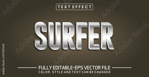 Editable Surfer text effect