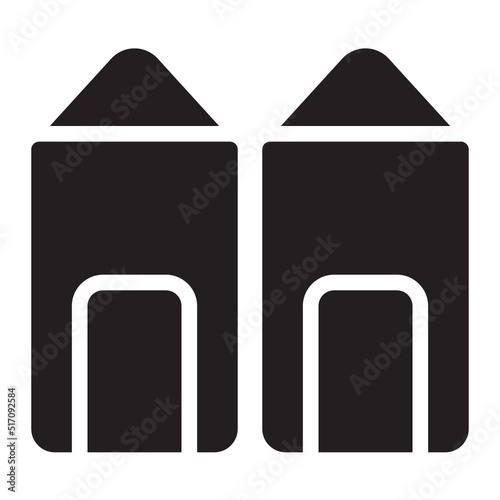 dressing room glyph icon
