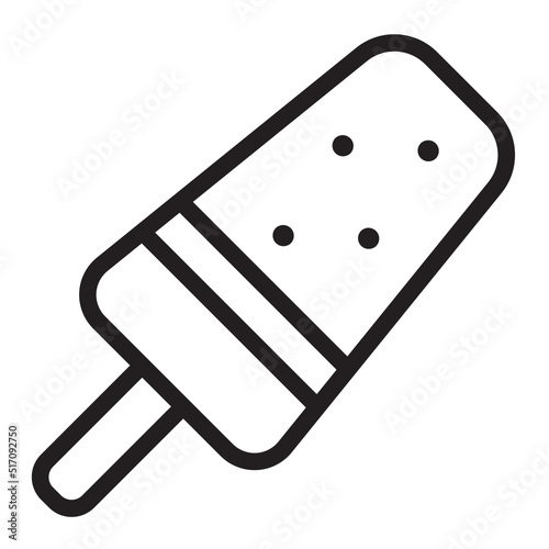 popsicle line icon