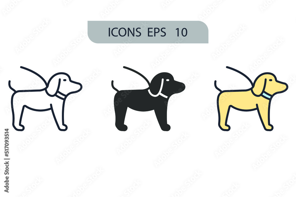 pet friendly  icons  symbol vector elements for infographic web