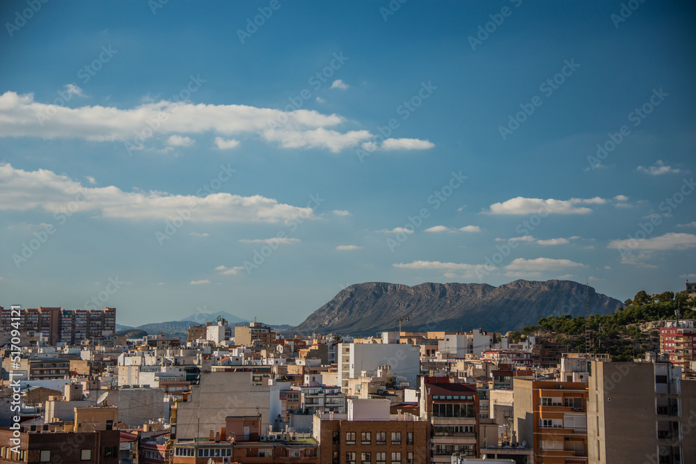 view of the city of alicante