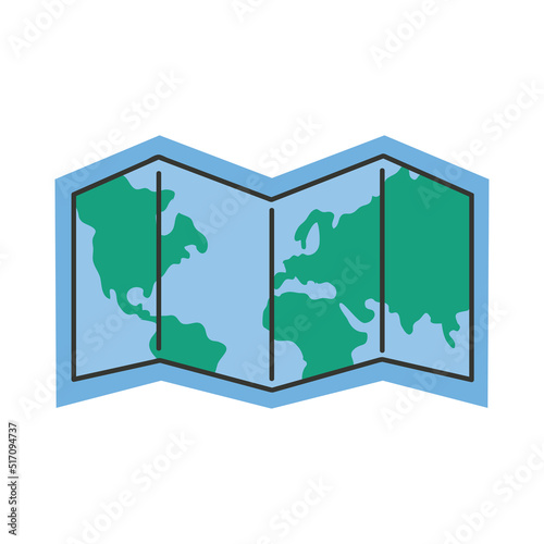 paper map guide