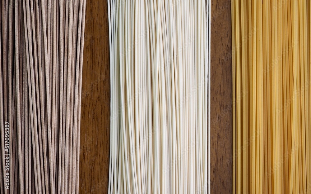 Fototapeta premium 국수, 메밀국수, 파스타, 음식, 요리