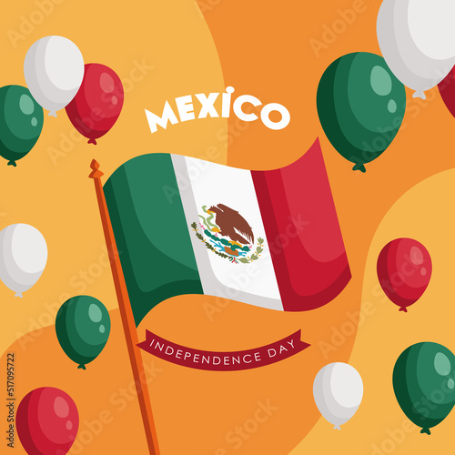 mexico independence lettering