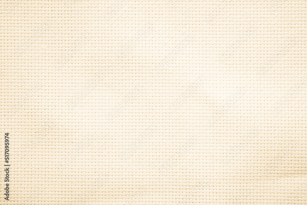 Fabric canvas woven texture background in pattern in light beige cream brown color blank. Natural gauze linen, carpet wool and cotton cloth textile as sack. Fabric canvas woven texture background in pattern in light beige cream brown color blank. Natural gauze linen, carpet wool and cotton cloth textile as sack.