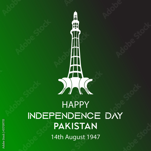 Creative Pakistan Independence Day Celebrating 75th