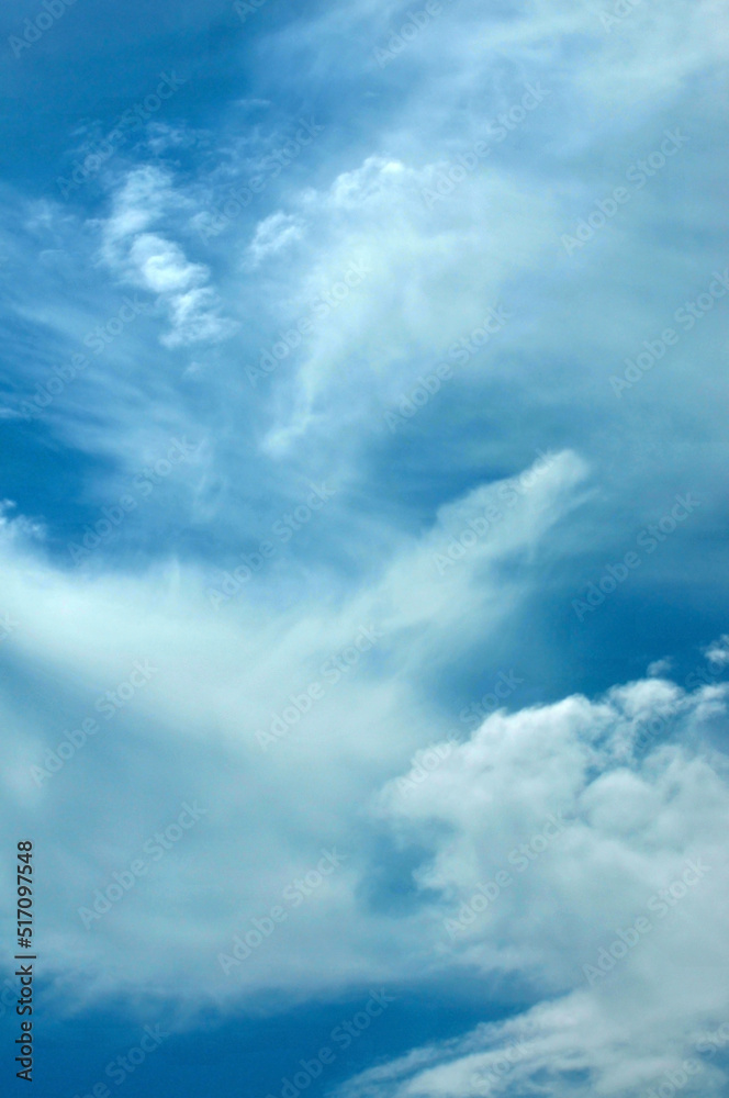 Obraz premium blue sky with clouds