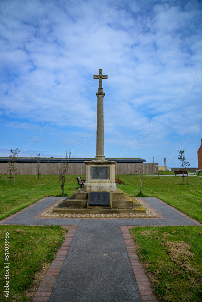 War memorial in valley gardens Withernsea