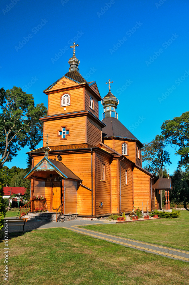 Orthodox church in Anusin, village in Siemiatycze County, Podlaskie Voivodeship.