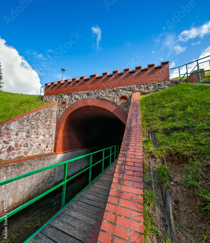 Aqueduct on the Grand Canal of the River Brda in Fojutowo, Kuyavian-Pomeranian voivodeship. Poland