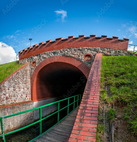 Aqueduct on the Grand Canal of the River Brda in Fojutowo  Kuyavian-Pomeranian voivodeship. Poland