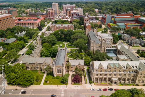 University of Michigan campus in the American Heartland and the world. photo