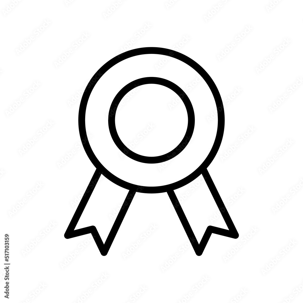 Simple badge icon. Achievement and award. Vector. Simple badge icon. Achievement and award. Vector.