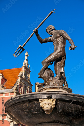 Neptune's Fountain - is a historic fountain in Gdansk, Pomeranian Voivodeship, Poland.