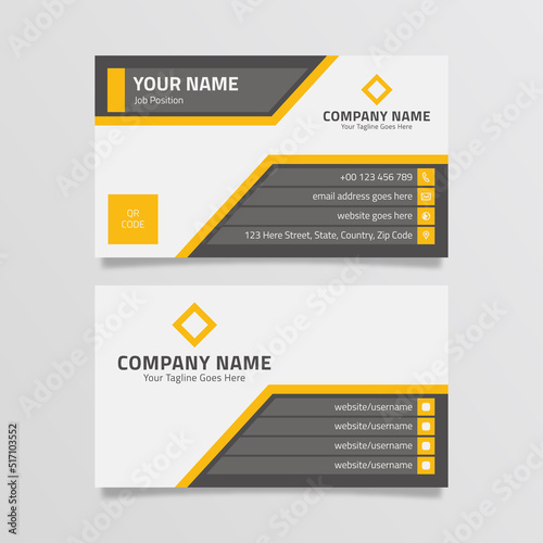 Creative Business Card Design Template, Modern Visiting Card