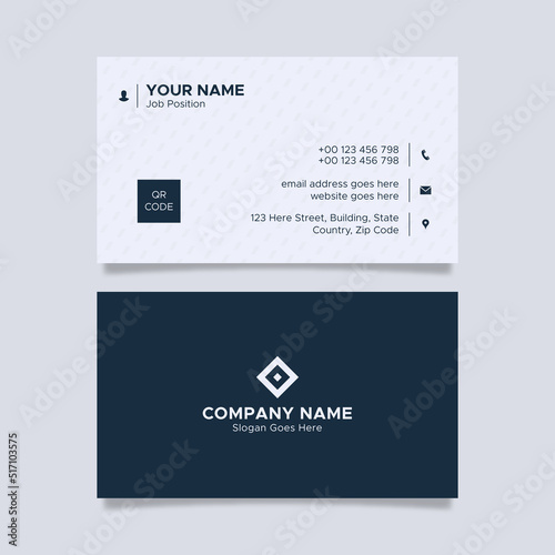 Modern Clean Corporate Business Card Design Template