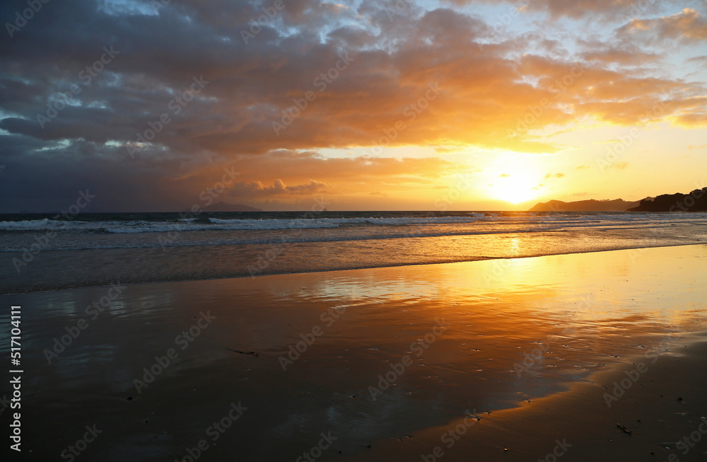 Sunrise reflection - New Zealand