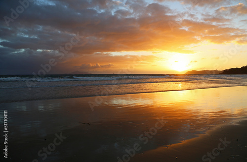 Sunrise reflection - New Zealand