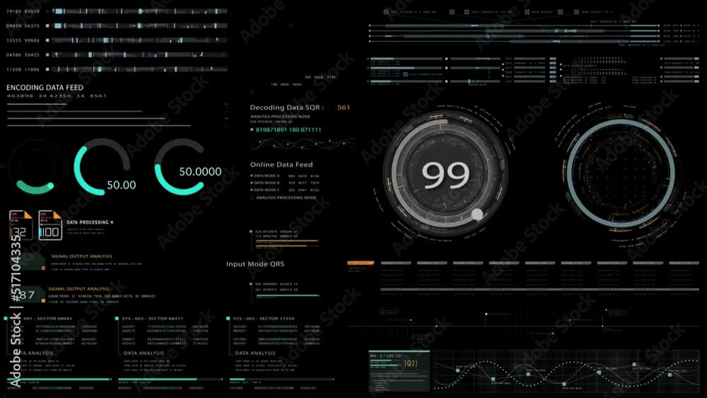 Futuristic hi-tech user interface head up display elements with digital data information display for background computer desktop screen Futuristic hi-tech user interface head up display elements with digital data information display for background computer desktop screen