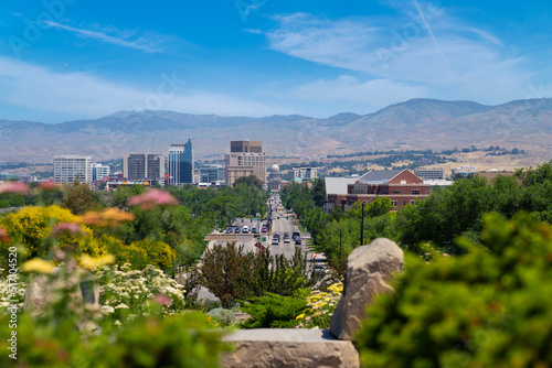 Boise, Idaho, Downtown View of the City photo