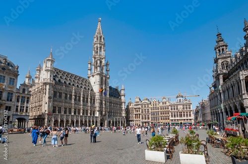 Town hall, Grand Place in Brussels, Belgium