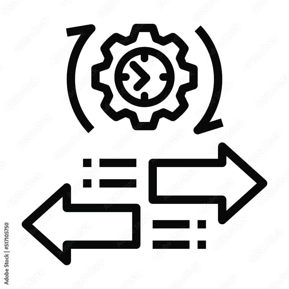 Time, manage, process icon Time, manage, process icon
