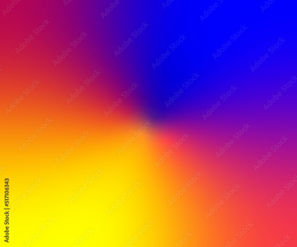 Abstract blurred gradient background. Colorful smooth banner template. Mesh backdrop with bright colors.