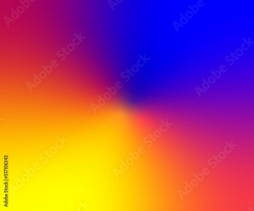 Abstract blurred gradient background. Colorful smooth banner template. Mesh backdrop with bright colors.