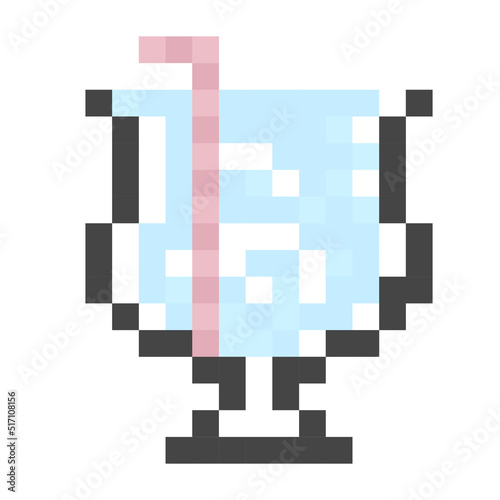 ドット絵ジュース　サイダー 水
