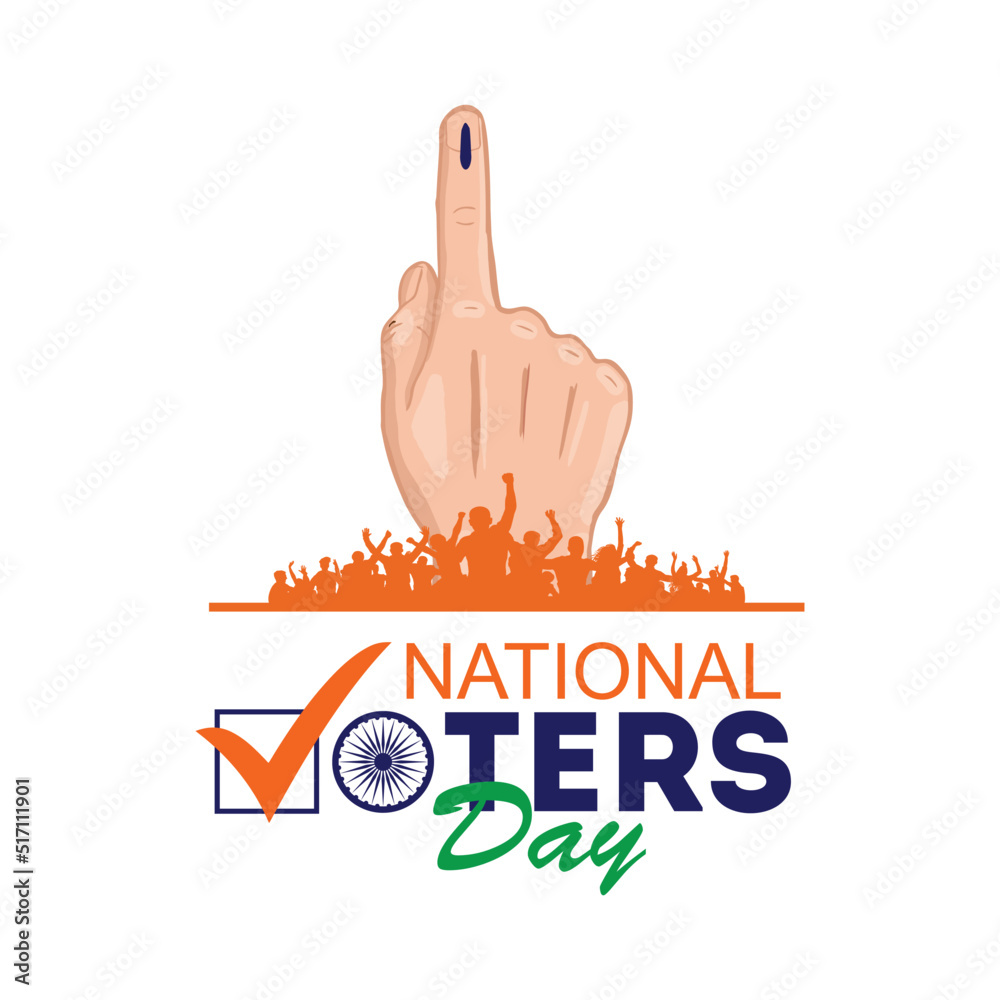 Illustration of National Voters' Day concept Stock Vector Adobe Stock