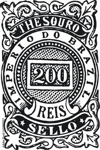 Vintage Postal, Postage, Mail Stamps in Vector