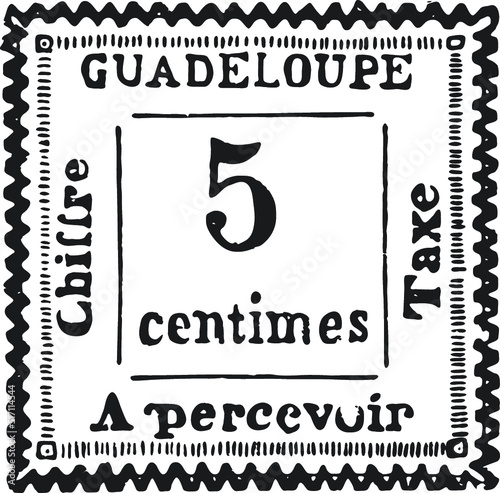 Vintage Postal, Postage, Mail Stamps in Vector