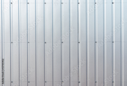 Zinc striped wall background, Zinc metal sheets texture background. © ARVD73