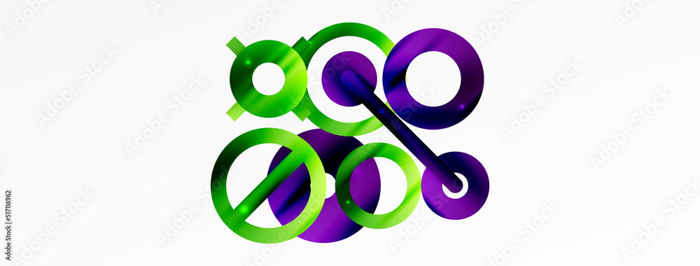 Circle composition abstract background. Trendy techno business template for wallpaper, banner, background or landing Circle composition abstract background. Trendy techno business template for wallpaper, banner, background or landing