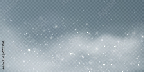 Vector Texture Cold Winter Wind. Christmas Cold Snow Effect. PNG vector