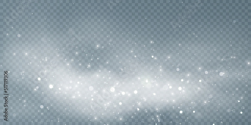 Vector Texture Cold Winter Wind. Christmas Cold Snow Effect. PNG vector