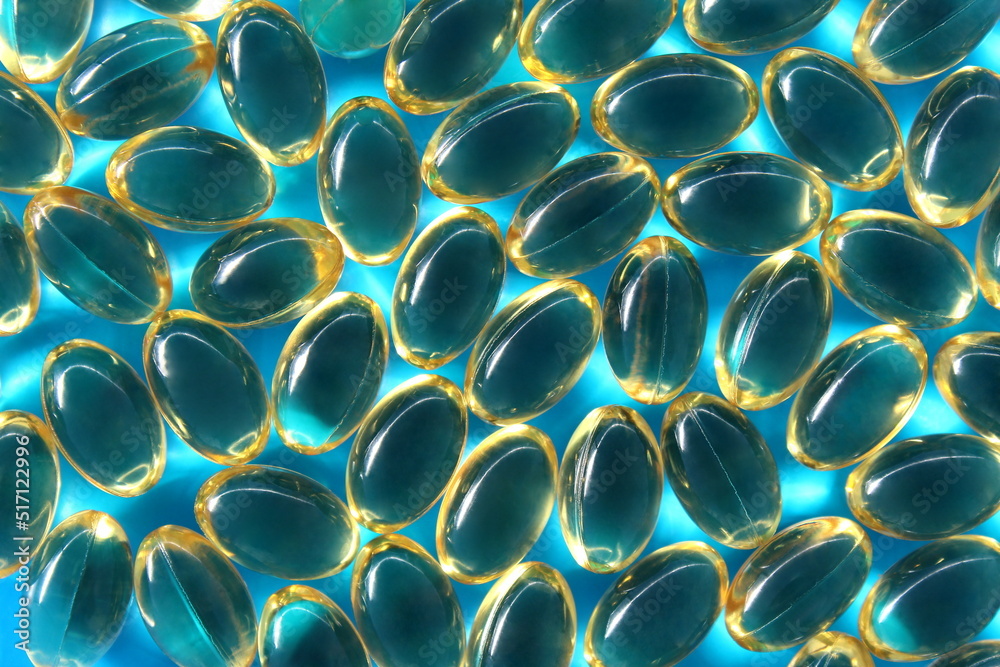 Texture from vitamin d capsules, top view. Texture from vitamin d capsules, top view.