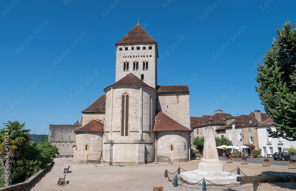 apse of the Saint-André church in Sauveterre-de-Béarn