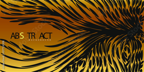 Elegant background with tiger or zebra skin. Fashionable abstract pattern banner of African animals, wild.