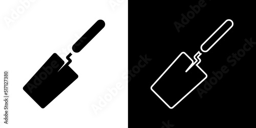 Simple putty knife icon