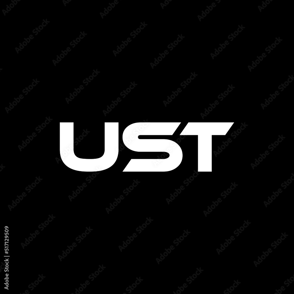 UST letter logo design with black background in illustrator, vector logo modern alphabet font overlap style. calligraphy designs for logo, Poster, Invitation, etc. UST letter logo design with black background in illustrator, vector logo modern alphabet font overlap style. calligraphy designs for logo, Poster, Invitation, etc.