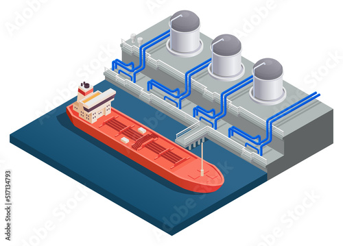 LNG Terminal Isometric Composition