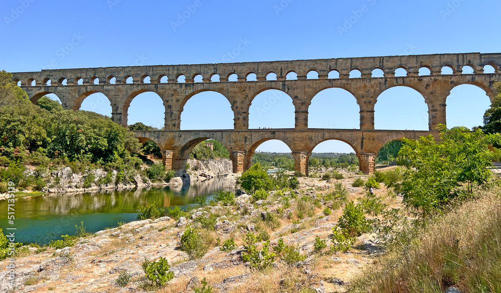 Naklejka premium Pont du Gard