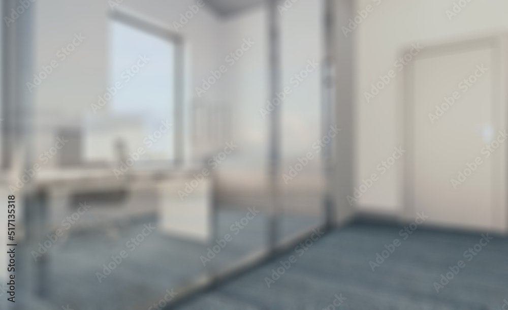 Modern office Cabinet. 3D rendering. Meeting room. Abstract blur phototography. Modern office Cabinet. 3D rendering. Meeting room. Abstract blur phototography.
