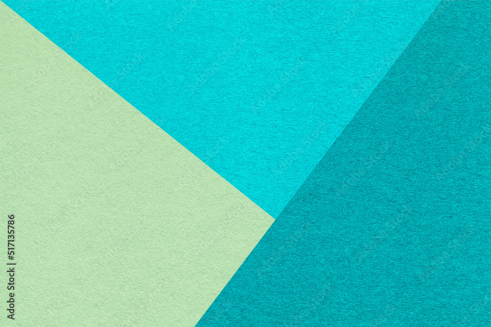 Texture of craft cyan, turquoise and green shade color paper background. Structure of abstract cerulean cardboard Texture of craft cyan, turquoise and green shade color paper background. Structure of abstract cerulean cardboard